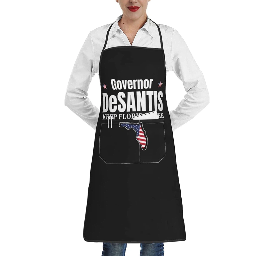 Desantis Keep Florida Free Apron