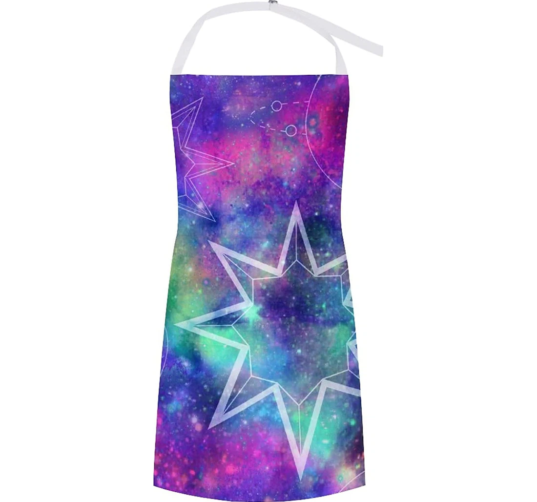 Constellation Galaxy Print Apron