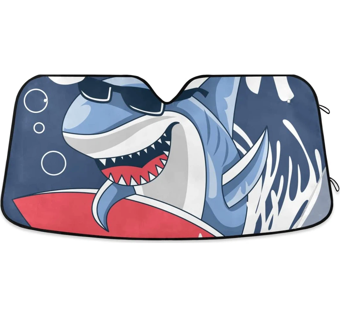 Surfer Shark Auto Sun Shade