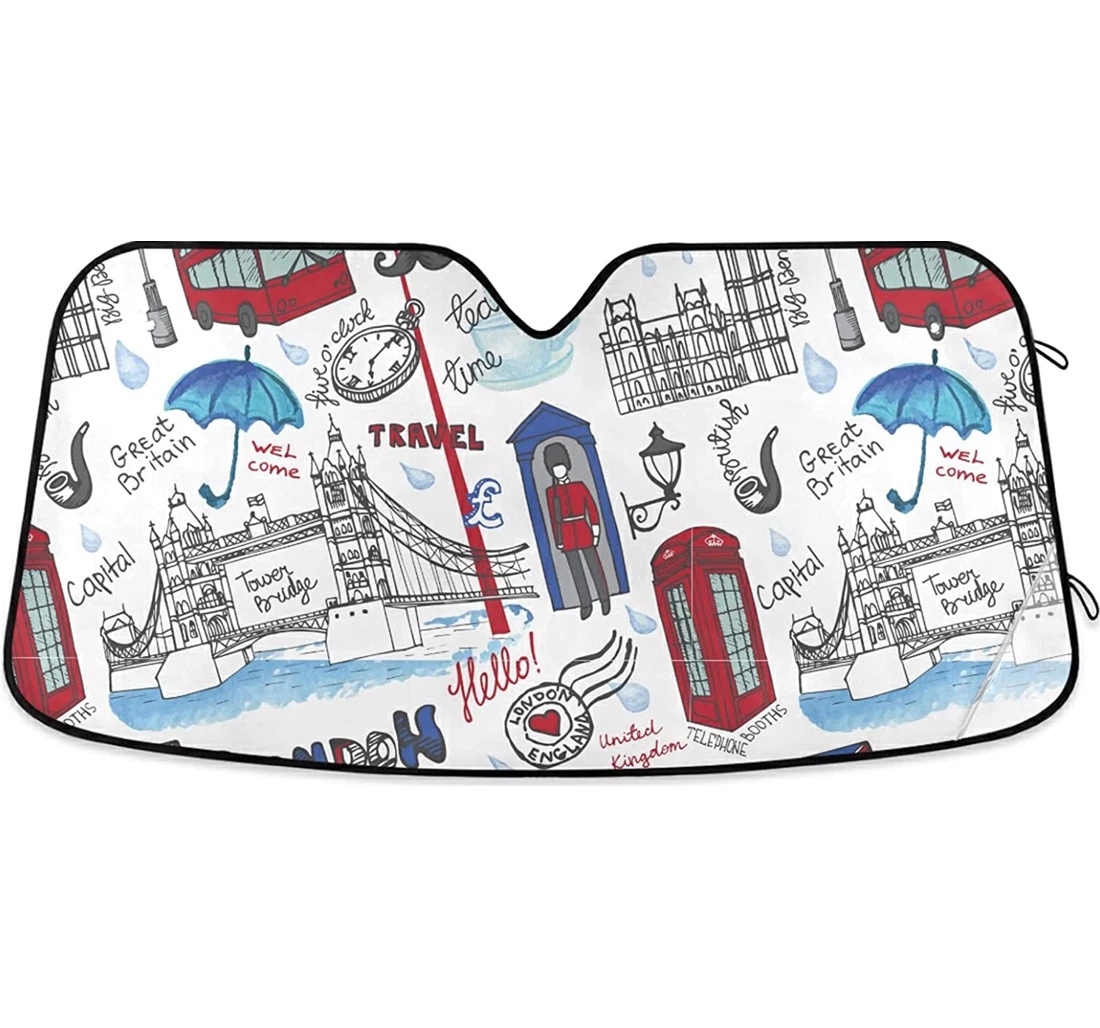 London Landmark Auto Sun Shade