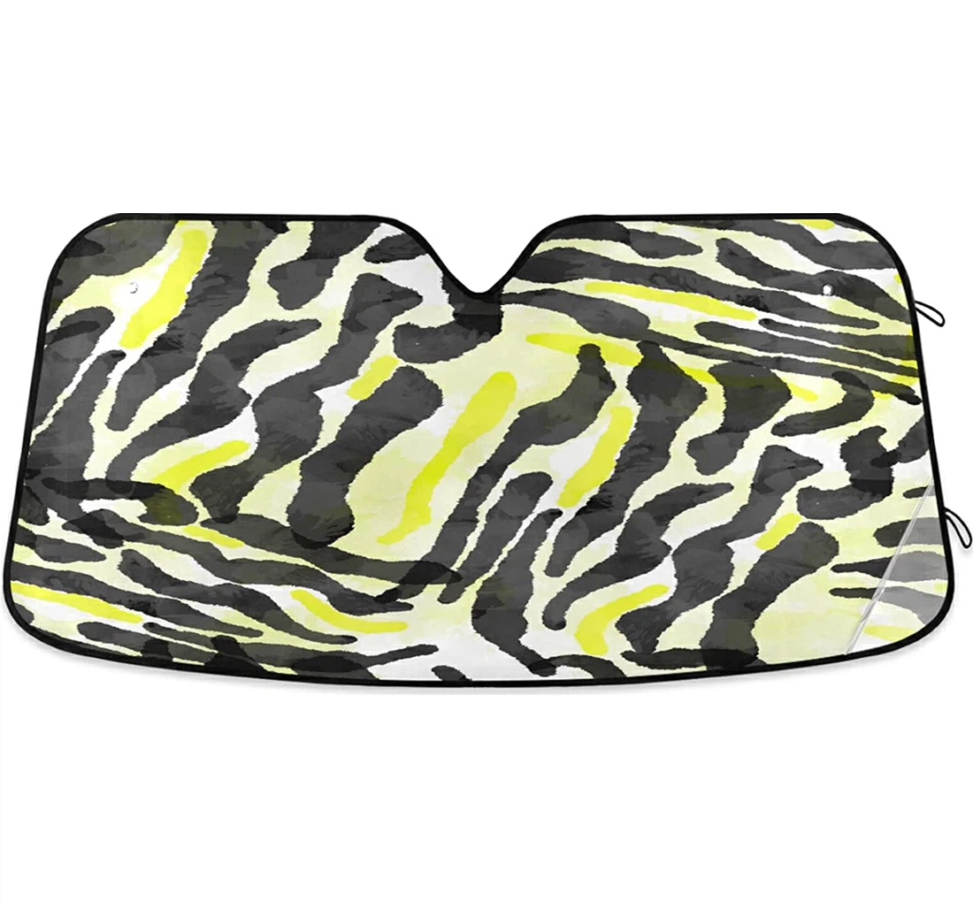 Zebra Stripe Auto Sun Shade