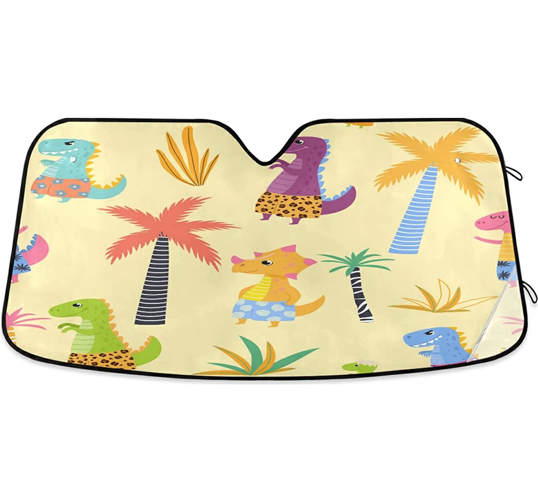 Cute Dinosaur Auto Sun Shade