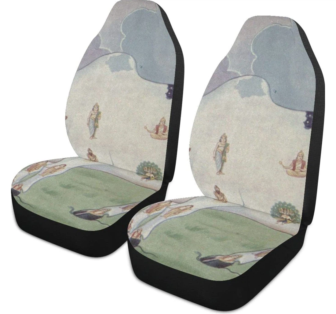 Cow Custom Universal Front Car Seat Cover