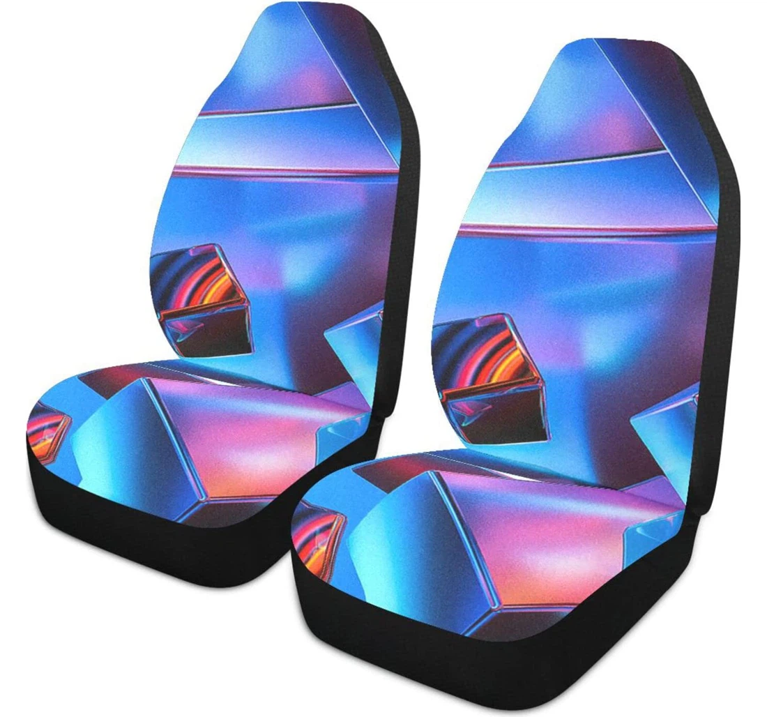 Magic Cube Science Universal Front Car Seat Cover