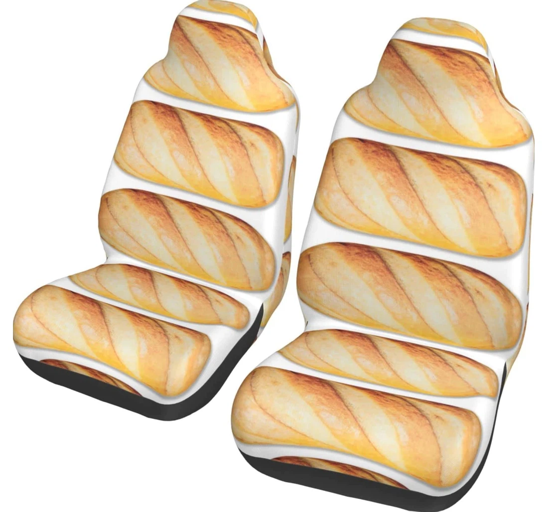 Bread Universal Front Car Seat Cover