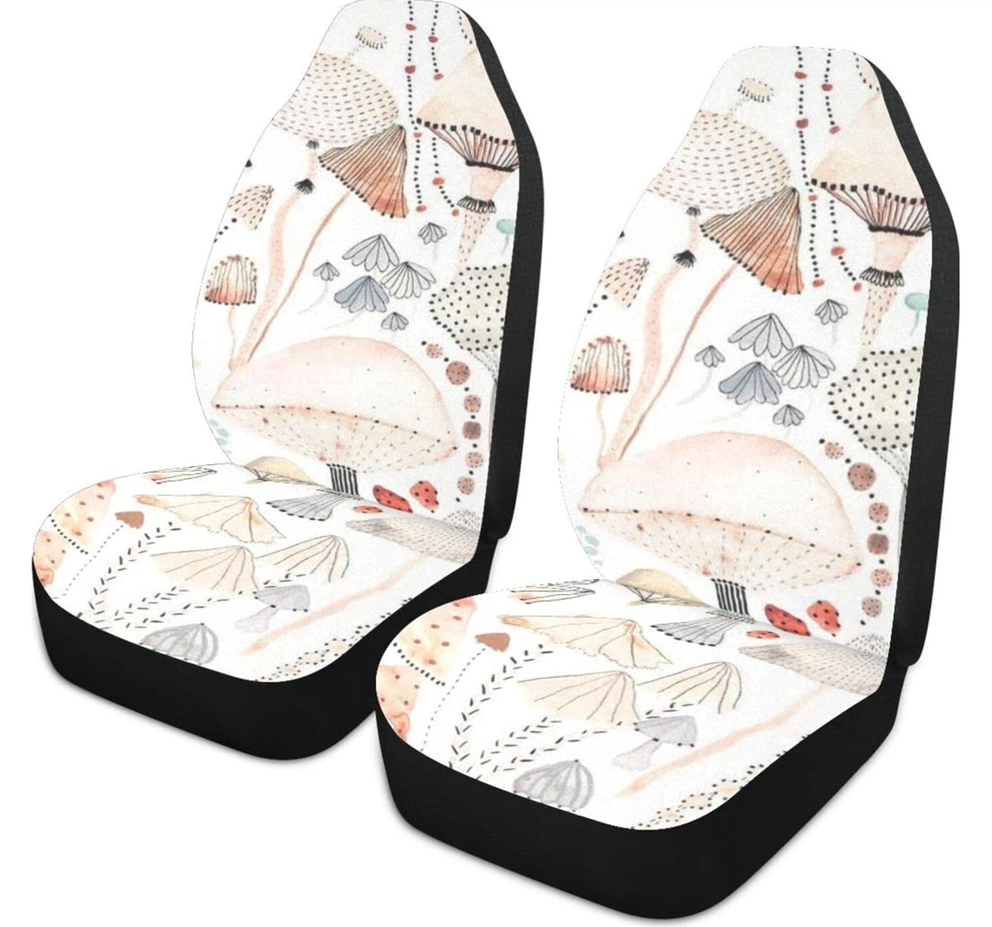 Dream Mushroom Universal Front Car Seat Cover