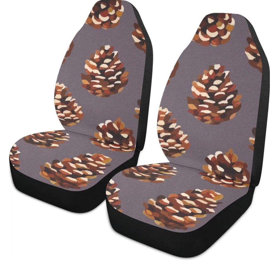 Pinecone Universal Front Car Seat Cover
