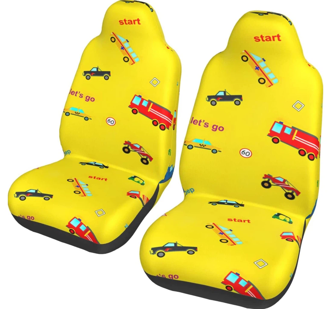 Colorful Universal Front Car Seat Cover