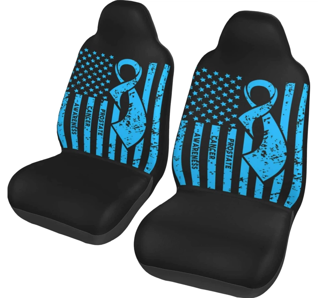 Prostate Cancer Awareness Universal Front Car Seat Cover
