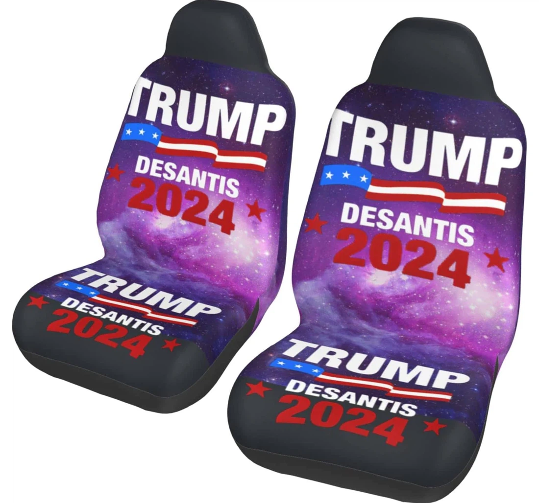 Governor Ron Desantis 2024 Universal Front Car Seat Cover