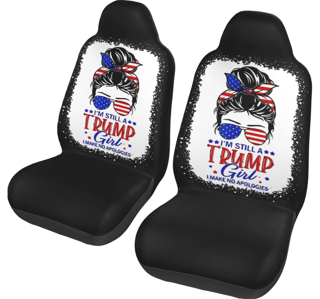 I'm Still A Trump Girl Universal Front Car Seat Cover