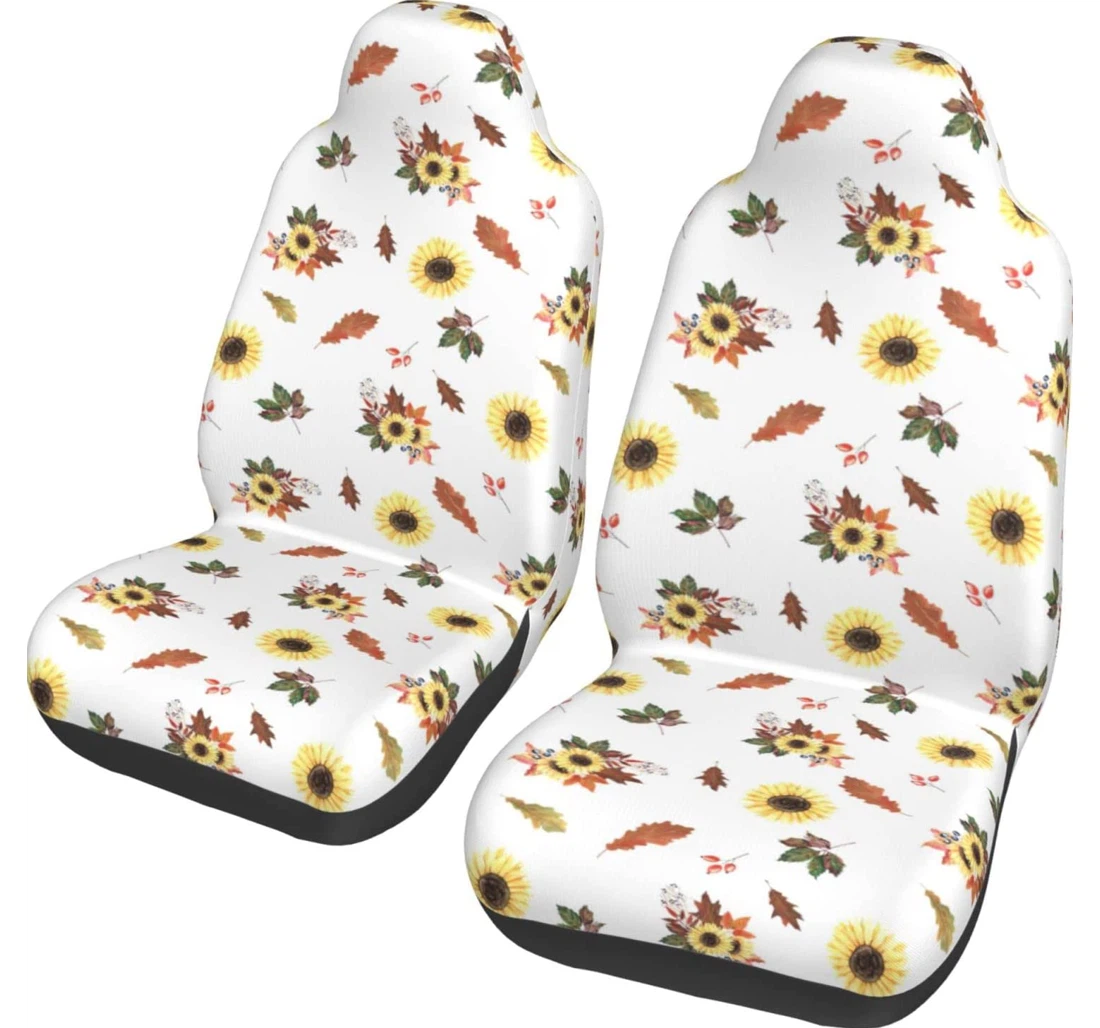 Sunflower Universal Front Car Seat Cover