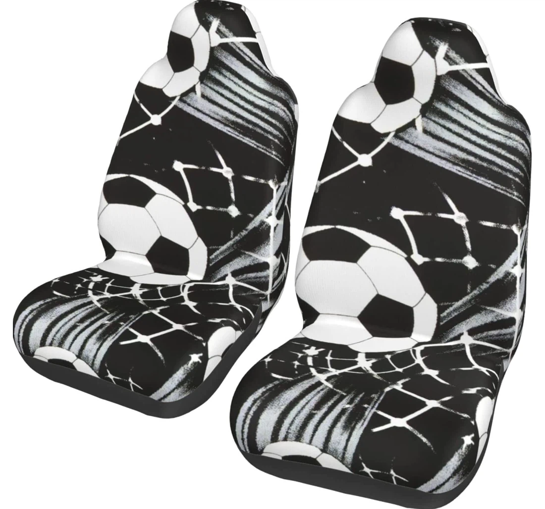 Soccer Universal Front Car Seat Cover