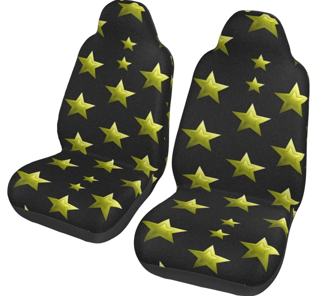 Sheriff Badges Universal Front Car Seat Cover
