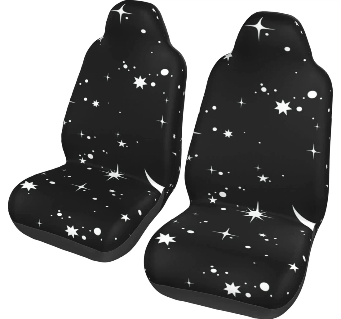 Moon And Star Universal Front Car Seat Cover