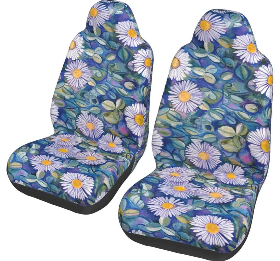 Cute Daisy Universal Front Car Seat Cover