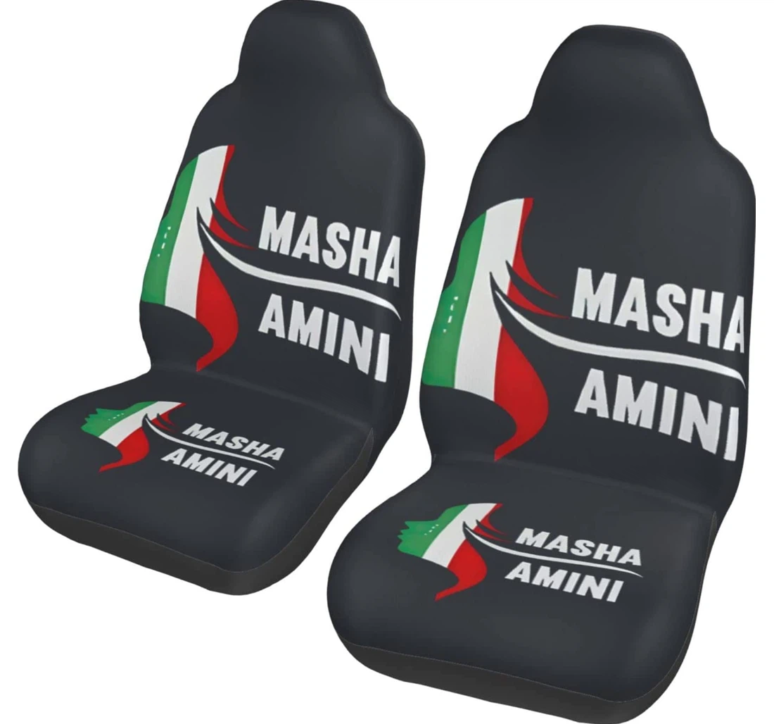 Women Life Freedom Mahsa Amini Iranian Universal Front Car Seat Cover