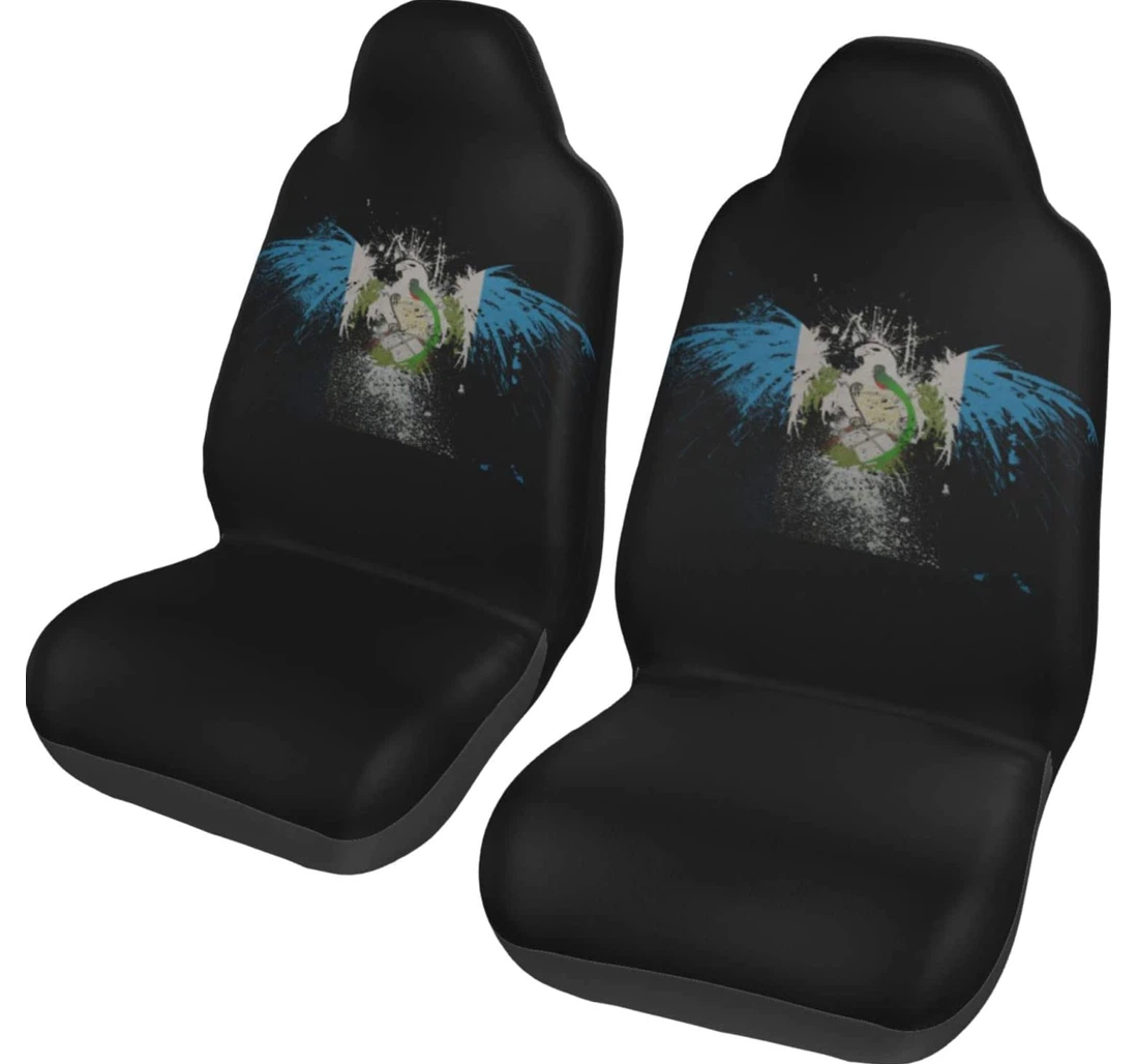 Guatemala Flag Universal Front Car Seat Cover