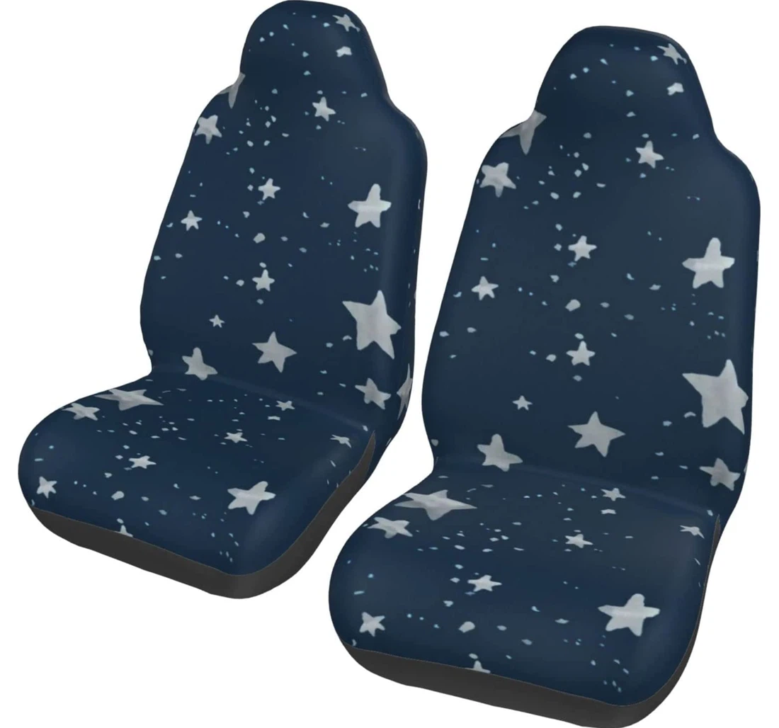 Stars Starry Sky Universal Front Car Seat Cover