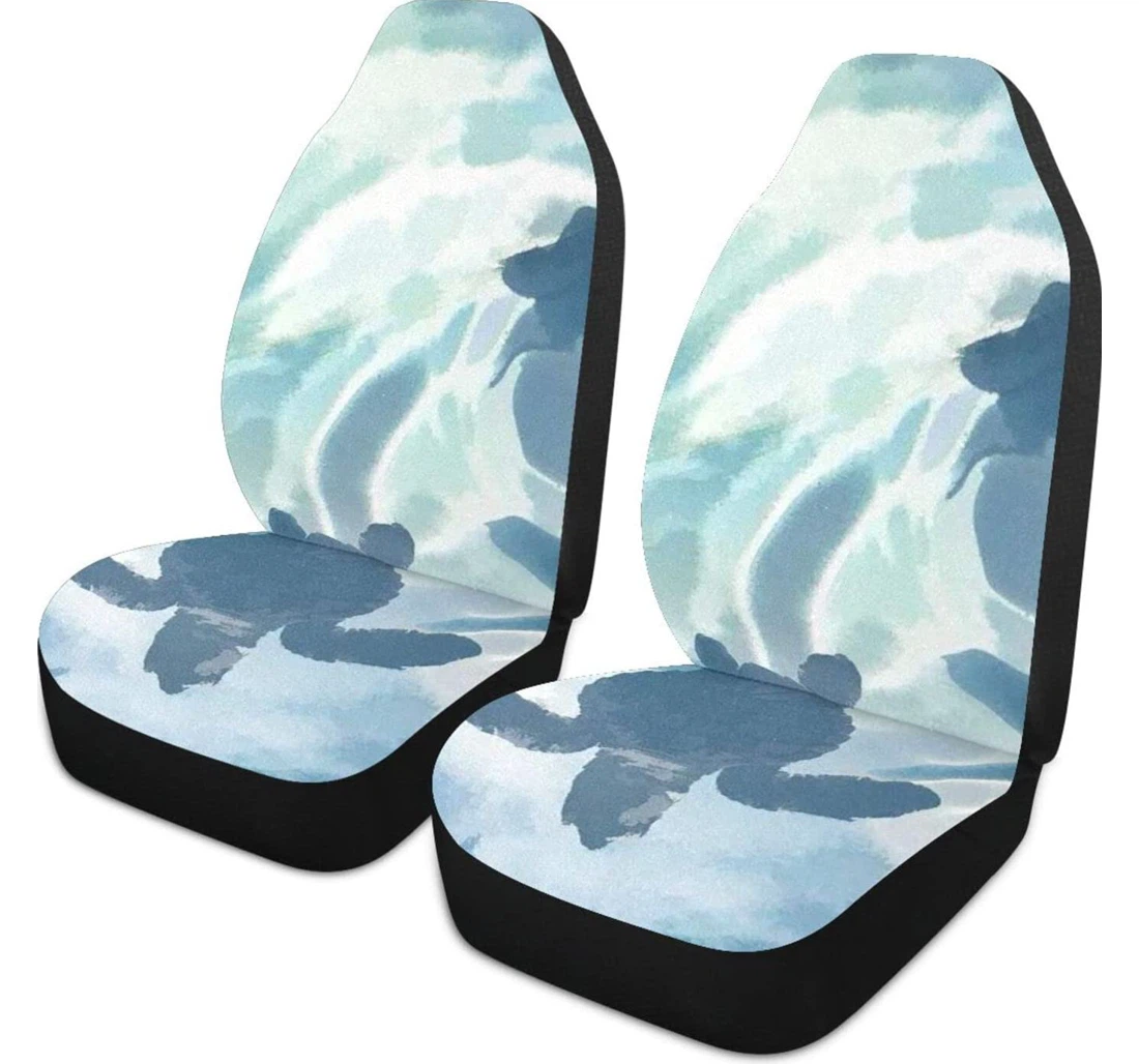 Sea Turtle Universal Front Car Seat Cover