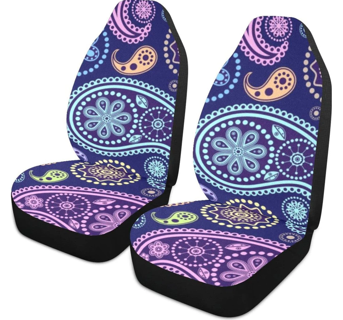 Paisley Universal Front Car Seat Cover