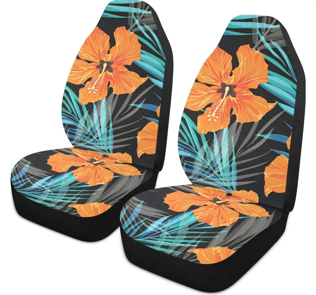 Tropical Plant Flowering Palm 1 Universal Front Car Seat Cover