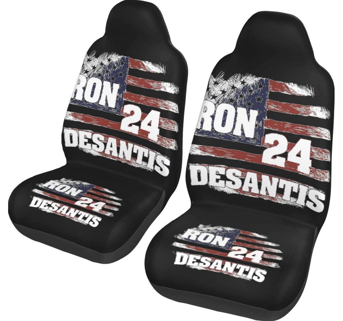 Keep Florida Free Ron Desantis 2024 President Universal Front Car Seat Cover