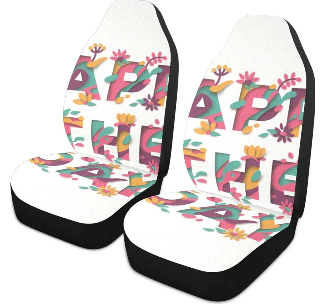 Happy Mothers' Color Universal Front Car Seat Cover