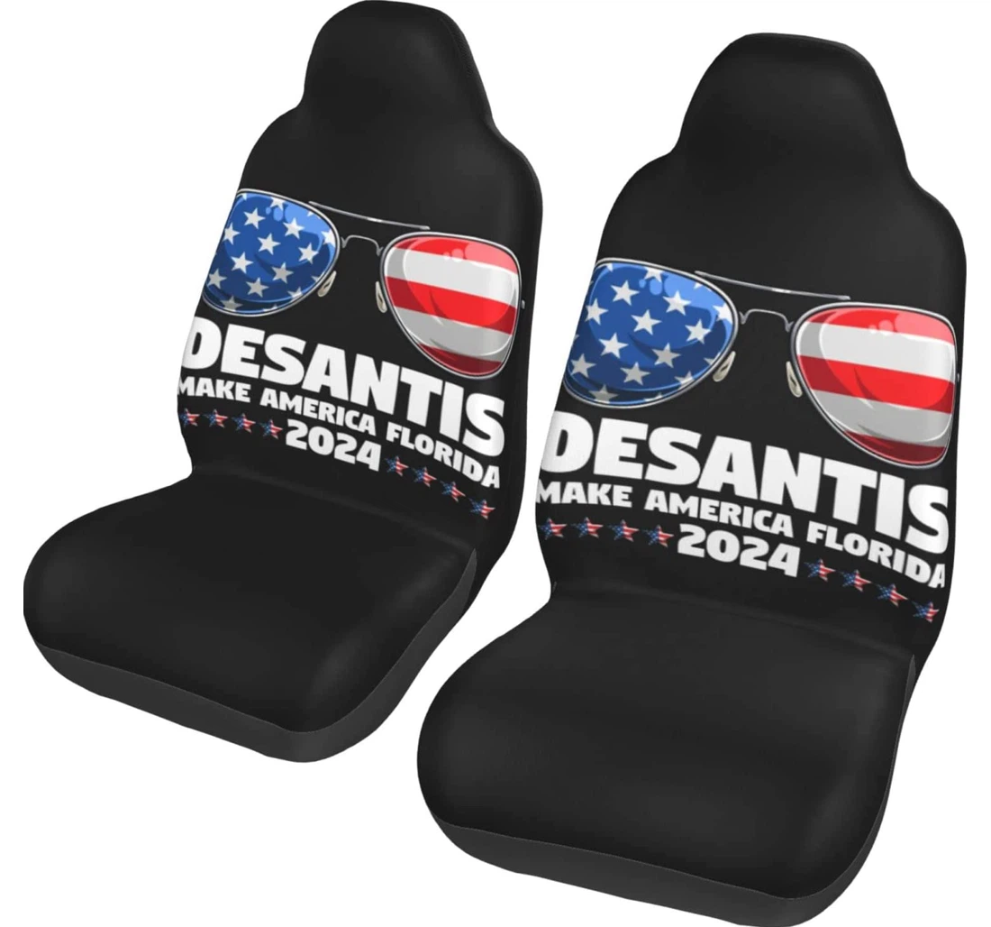 Desantis 2024 Make America Forida Universal Front Car Seat Cover