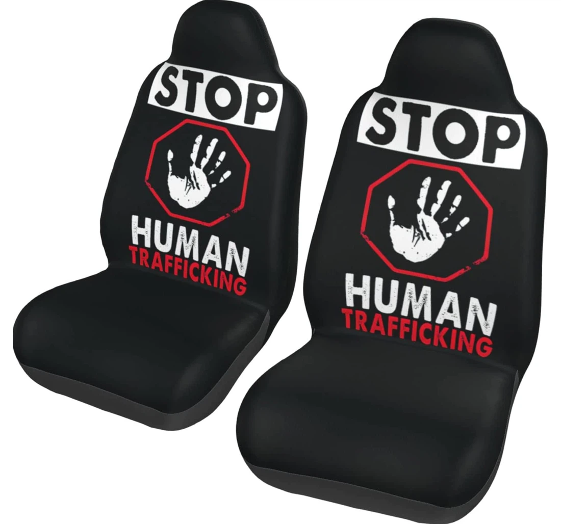 Stop Human Trafficking Universal Front Car Seat Cover