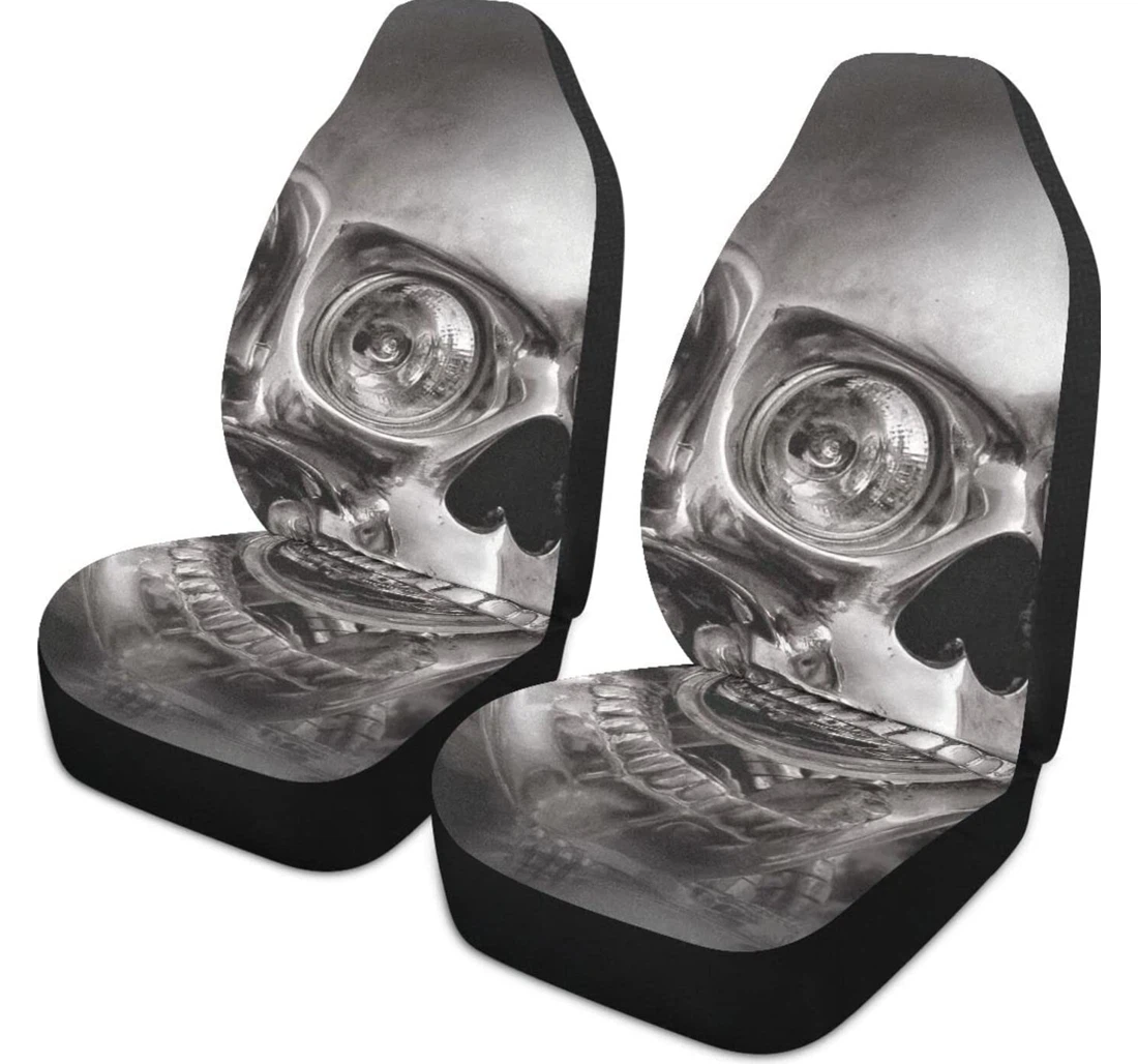 Skull Universal Front Car Seat Cover
