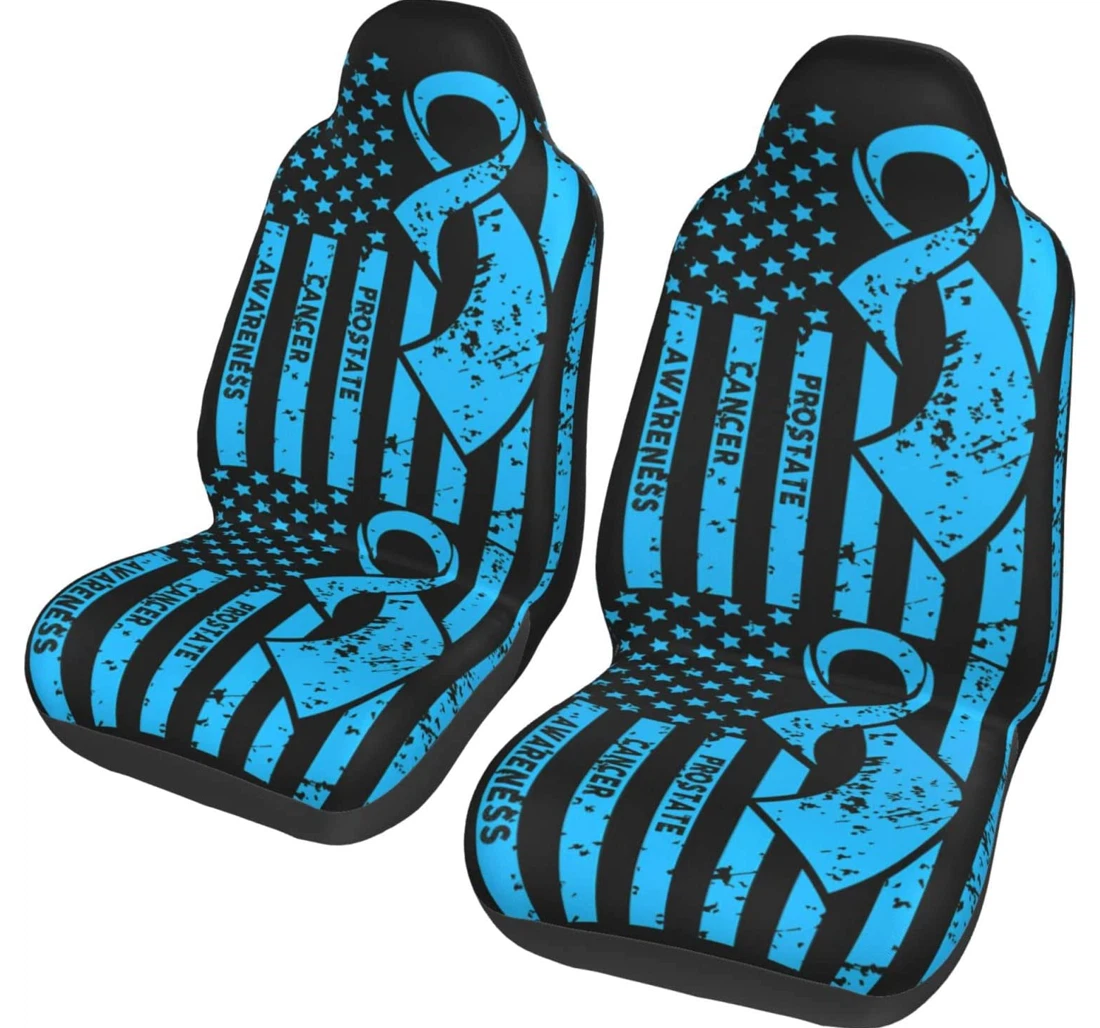 Prostate Cancer Awareness Universal Front Car Seat Cover