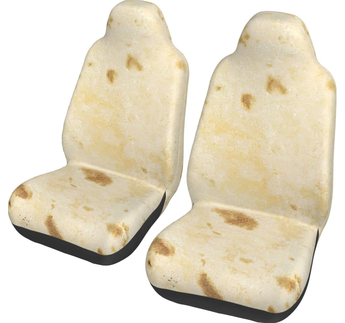Burritos Tortilla Universal Front Car Seat Cover