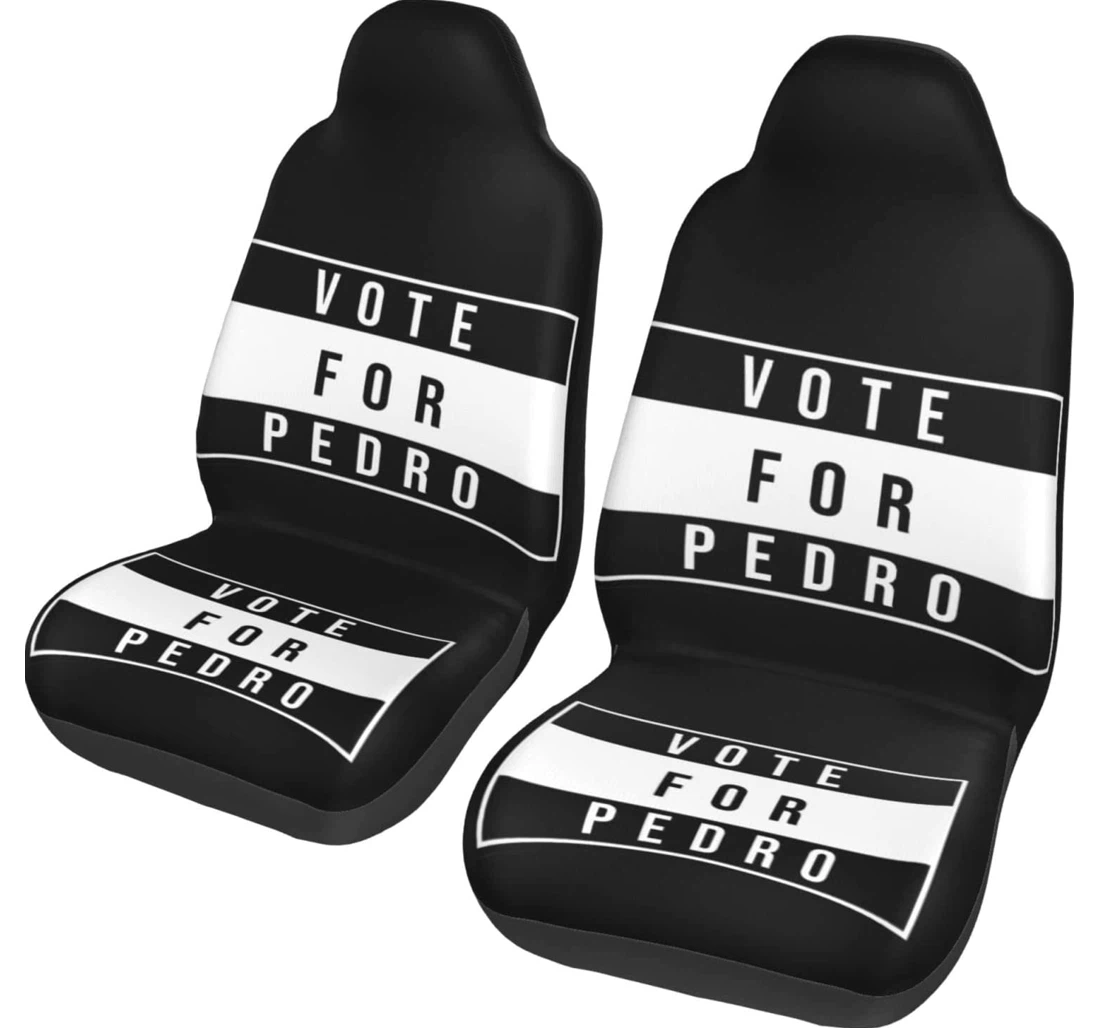 Vote Pedro 2024 Universal Front Car Seat Cover