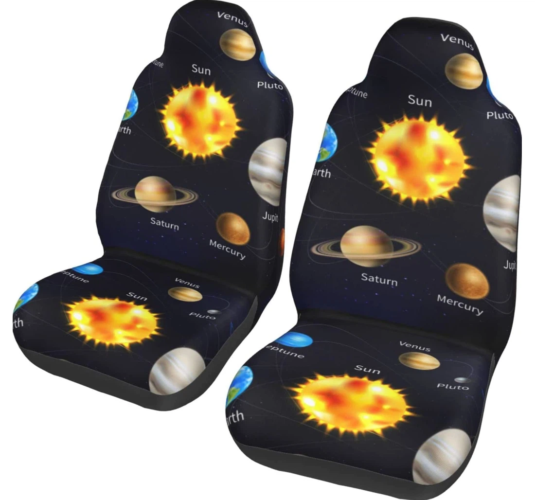 Solar System Universal Front Car Seat Cover