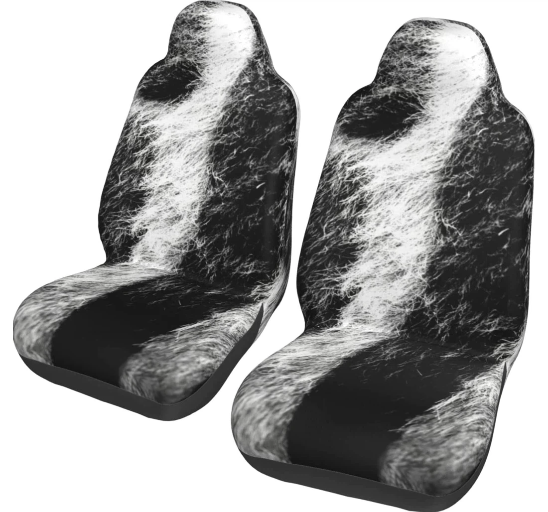 Zebra Stripes Universal Front Car Seat Cover