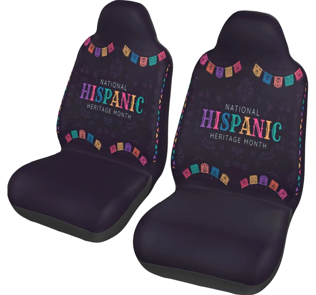 National Hispanic Heritage Month Universal Front Car Seat Cover