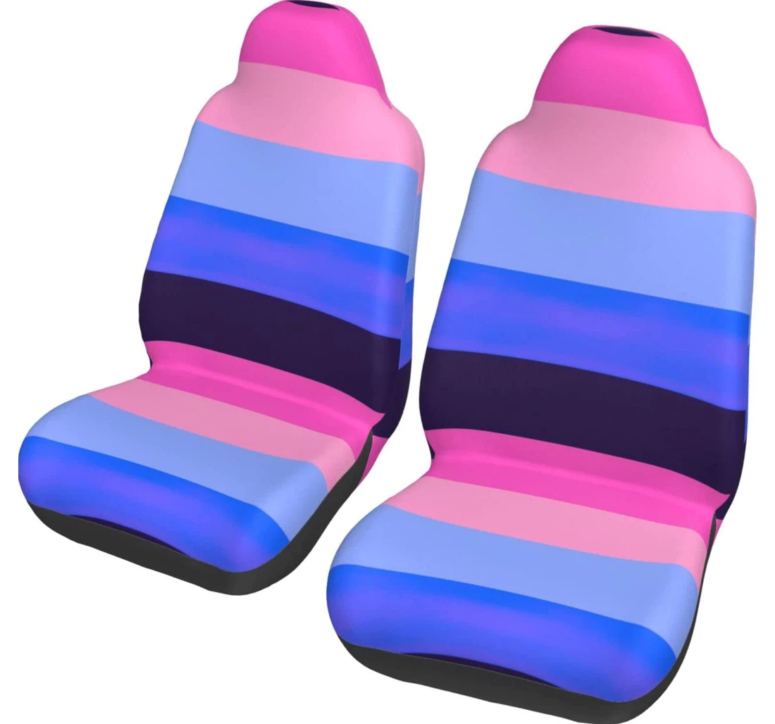 Omnisexual Pride Lgbt Gay Flag Pansexuality Universal Front Car Seat Cover