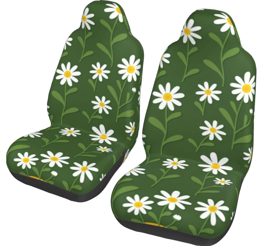 Cute Daisy Universal Front Car Seat Cover