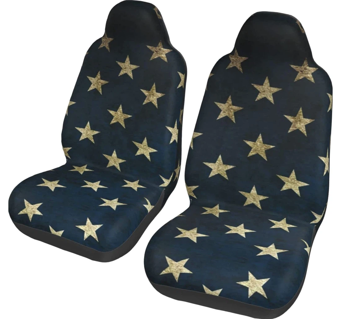 Sheriff Badges Universal Front Car Seat Cover