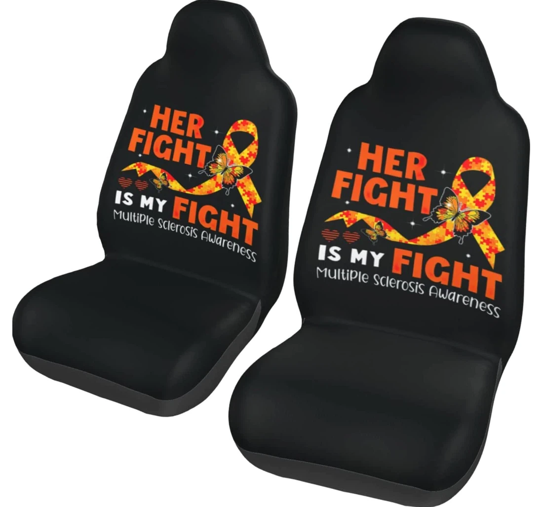 Multiple Sclerosis Ms Awareness Universal Front Car Seat Cover