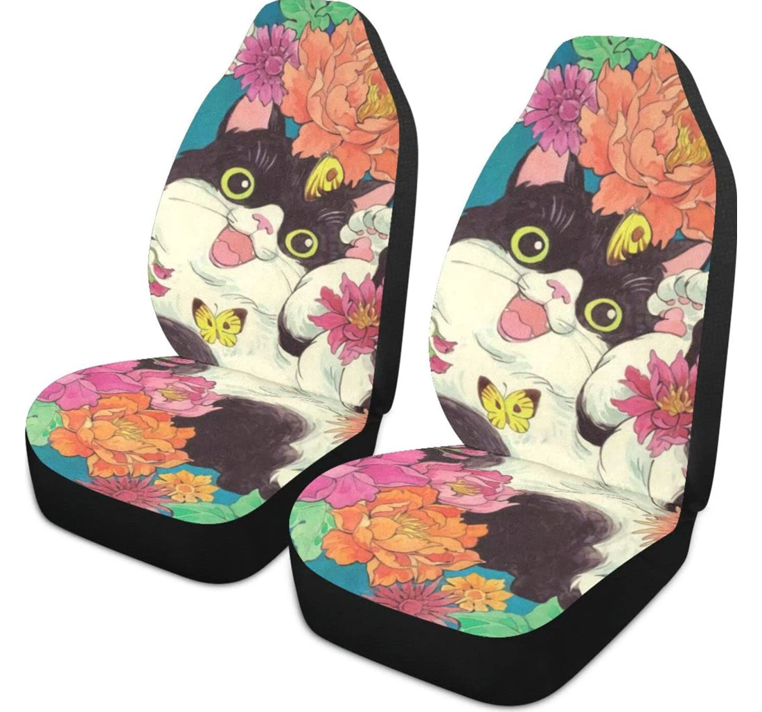Happy Cat Universal Front Car Seat Cover