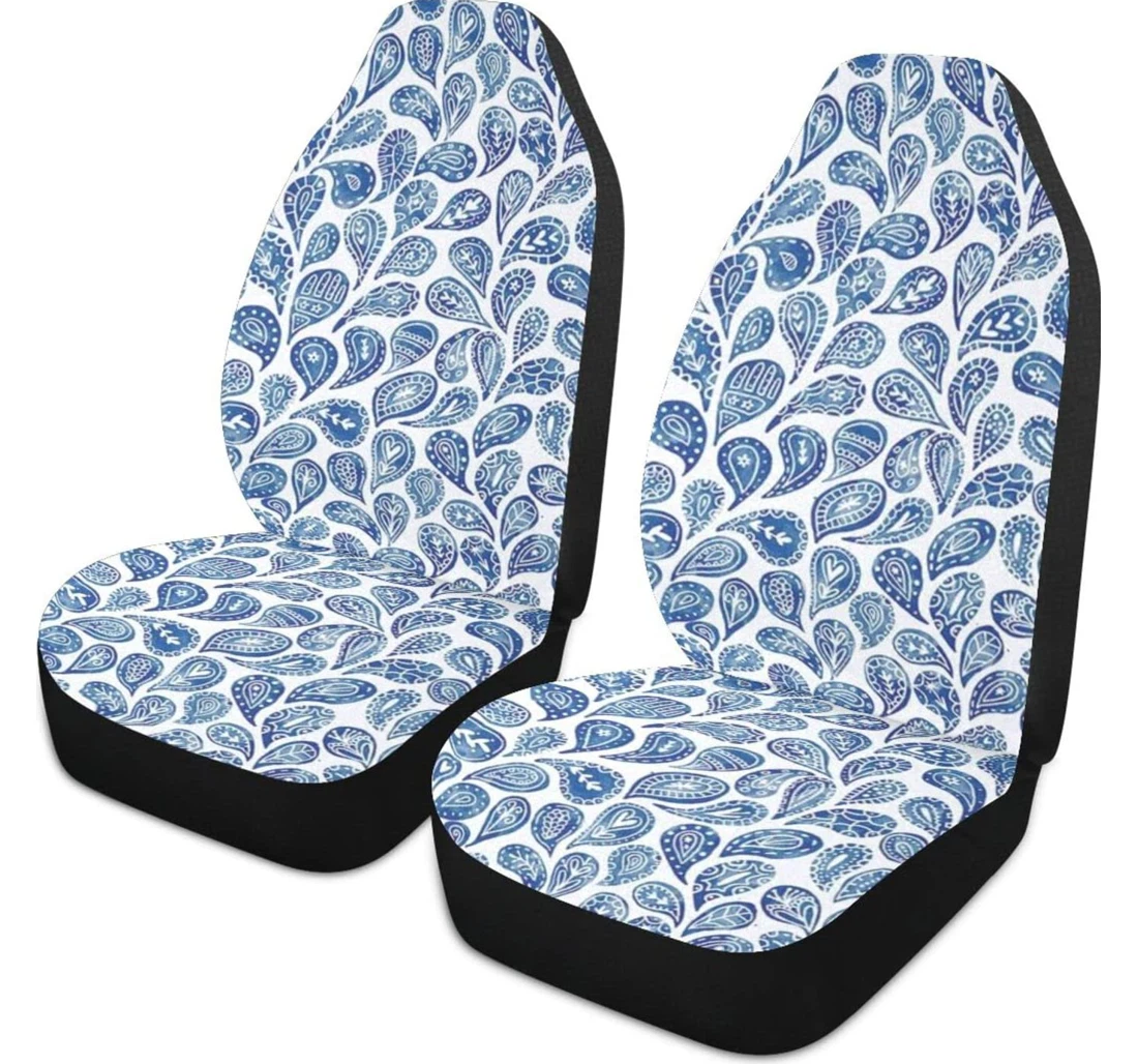 Hip Hop Cashew Blossom Universal Front Car Seat Cover
