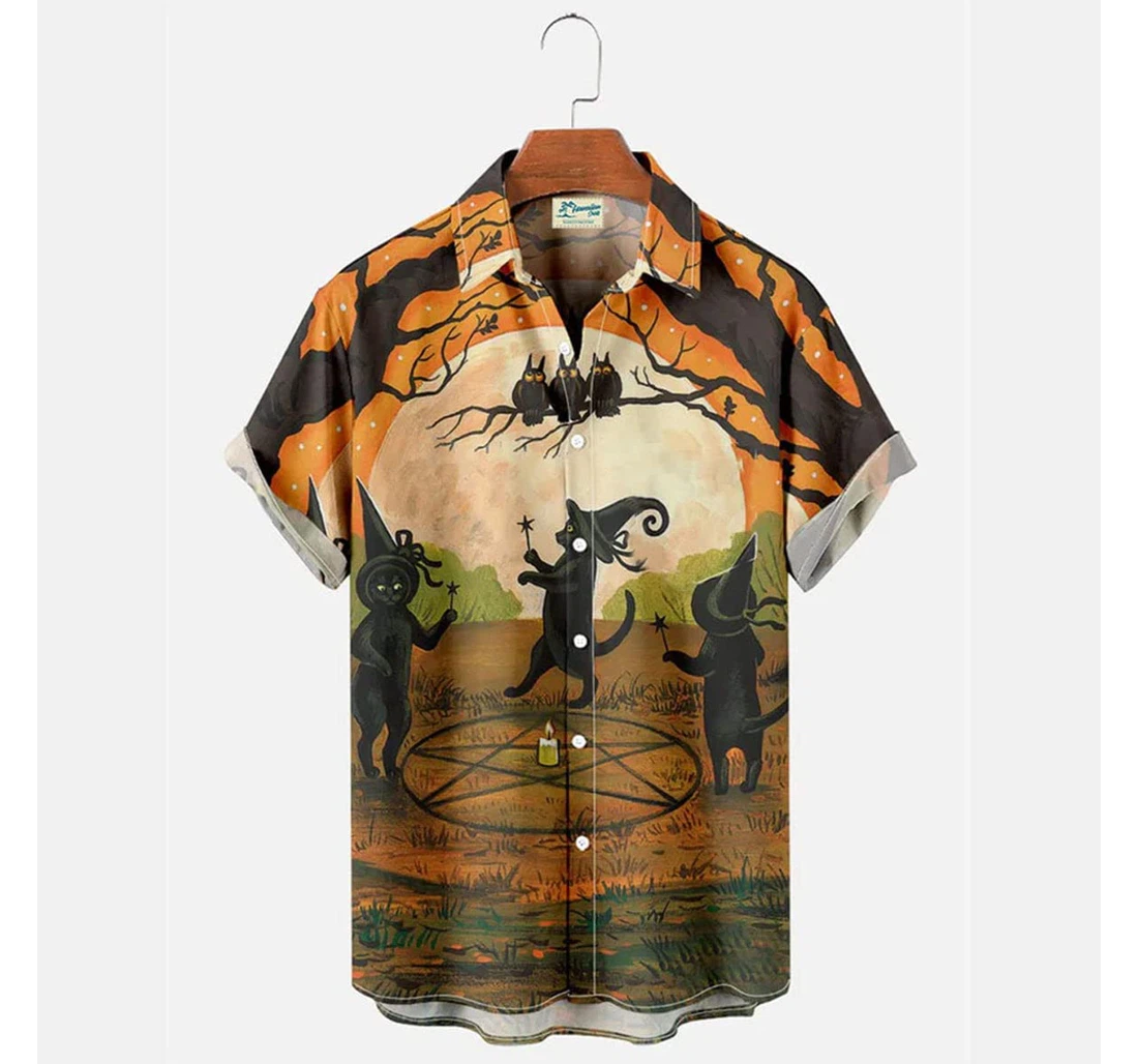 Personalized Happy Halloween Halloween Y Hawaiian Shirt, Button Up Aloha Shirt For Men, Women