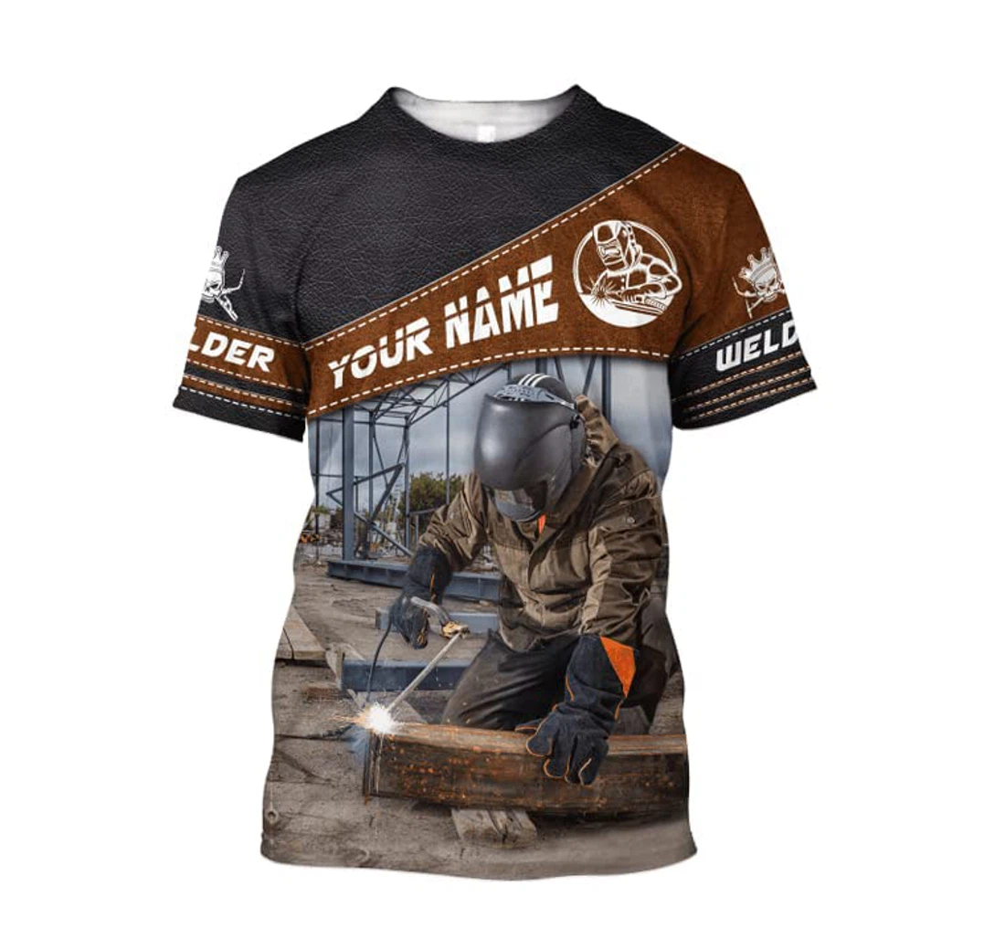 Personalized Welder Welder Custom Welder Welding D Welder Up - 3D Printed T-shirt
