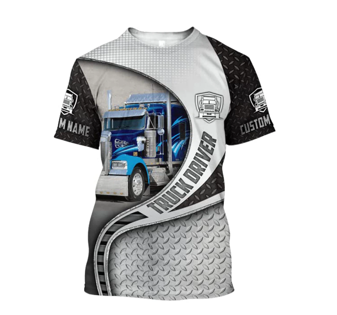 Personalized Trucker D Trucker Custom Trucker Trucker D Trucker Up Hd_a - 3D Printed T-shirt