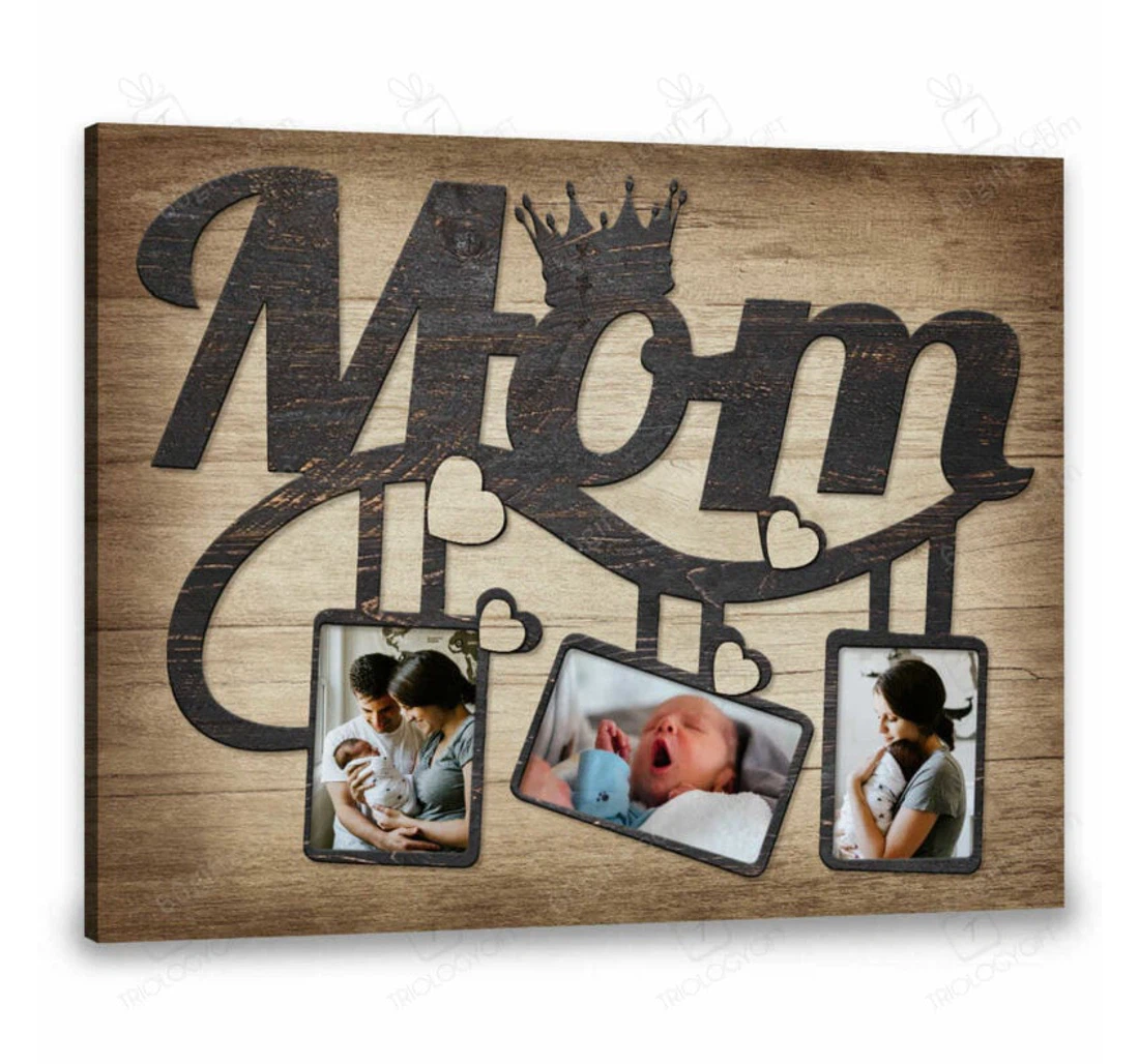 Poster, Canvas - Customized Mother's Day Mom Personalized Frames Print Framed Wall Art