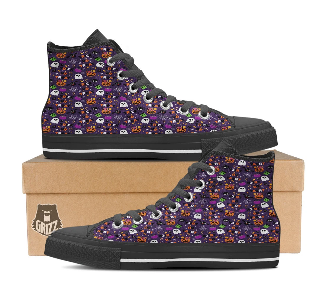 Festival Halloween Print Pattern High Top Shoes