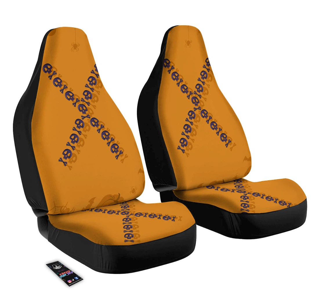 Personalized Halloween Universal Front Car Seat Cover