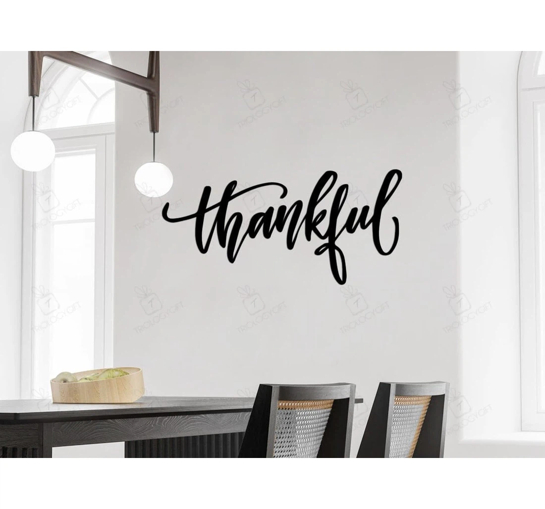 Personalized Metal Sign - Thankful Thankful Be Thankful Thankful Thanksgiving Quote Thankful MonoGram